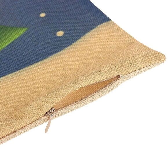 Holiday Christmas New Year Pillow Covers | Bundle of 6 | 18”x18” - Picture 11 of 12